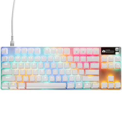 Steelseries Apex PRO TKL Gen3 – Blanco – 64898 — vista 2