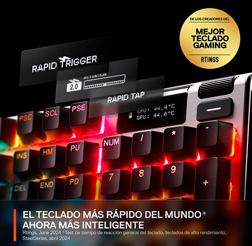 Steelseries Apex Pro Gen3 – Negro — vista 3