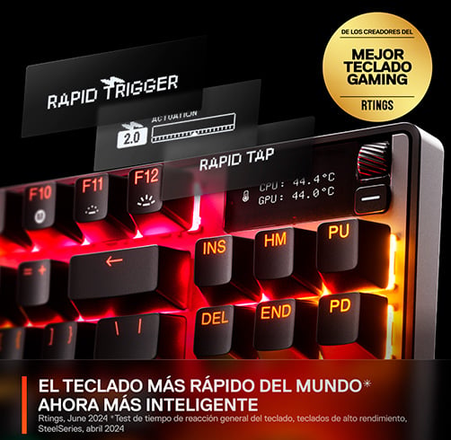 SteelSeries Apex Pro TKL WL Gen3 – Negro — vista 3