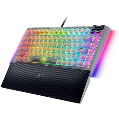 Razer Blackwidow V4 75% – Phantom White Edition — vista 3