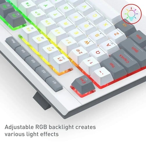 Redragon Shiva Lite – RGB – Blanco — vista 2