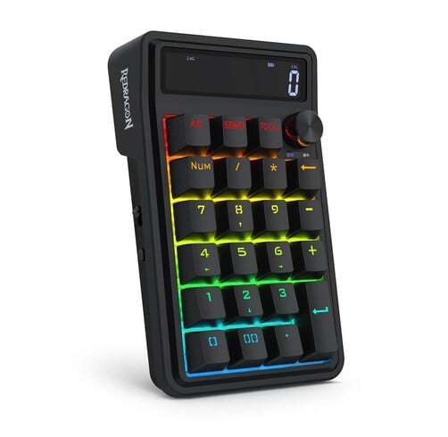 Redragon Cove Wireless – LCD – Negro — vista 2