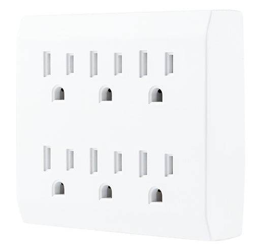 Regleta General Electric Tamper Resistant Supresor De Picos – Blanca — vista 2