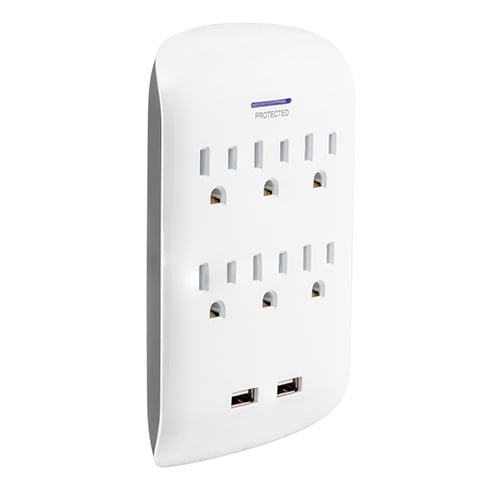 Regleta General Electric USB Charging Surge Tap Ultra Pro – Blanca – 83188 — vista 3