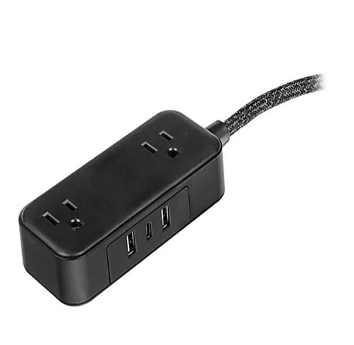 Regleta General Electric USB Charging Extension Cord – Negro – 1,8Mts — vista 3